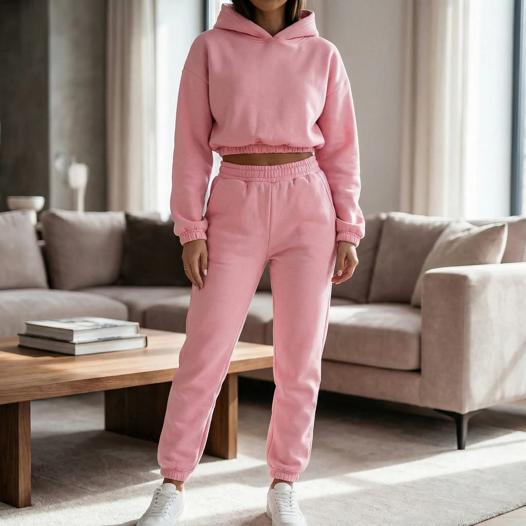 Tracklux - Conjunto a juego de sudadera con capucha y pantalón deportivo