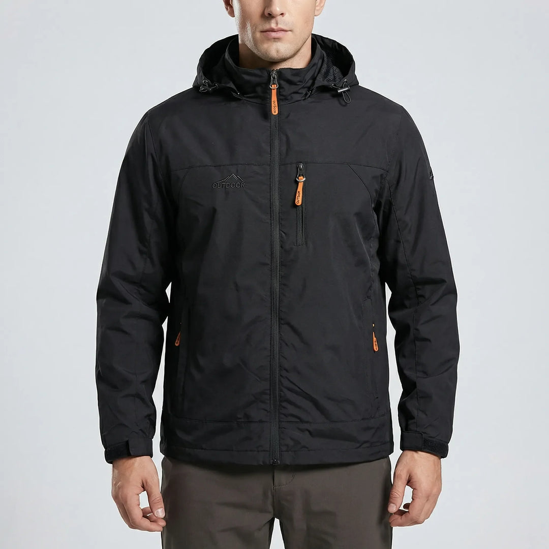 Trailven - Chaqueta softshell con capucha y cremallera