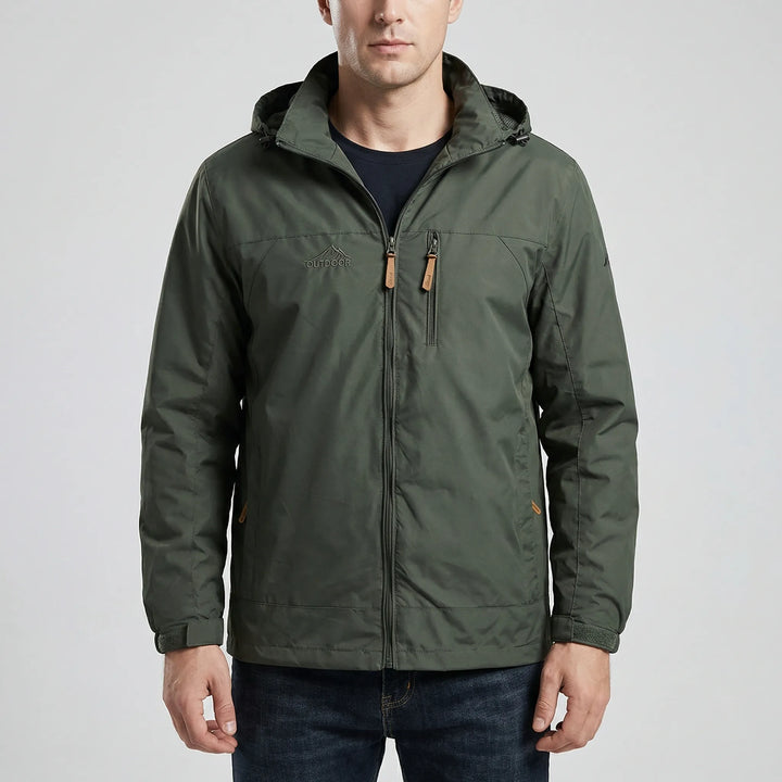 Trailvent - Chaqueta impermeable con capucha para hombre