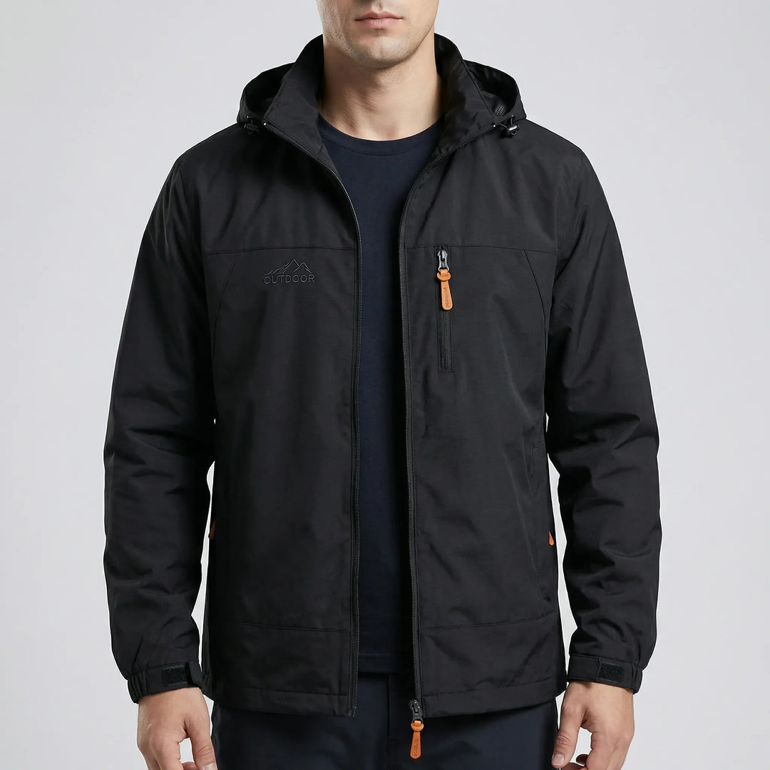 Trailvent - Chaqueta impermeable con capucha para hombre