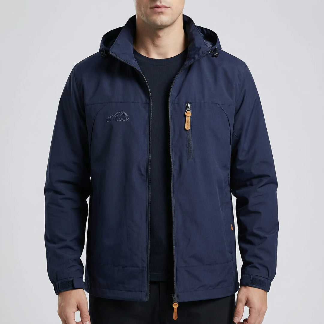 Trailvent - Chaqueta impermeable con capucha para hombre