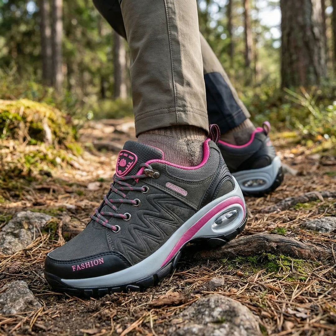 Trailvyne - Zapatillas de senderismo con cordones y resistentes al agua