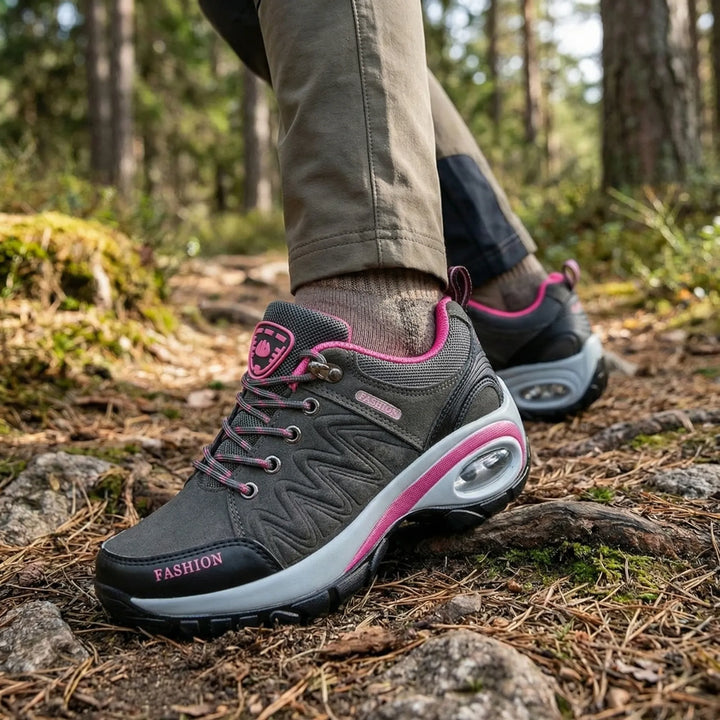 Trailvyne - Zapatillas de senderismo con cordones y resistentes al agua