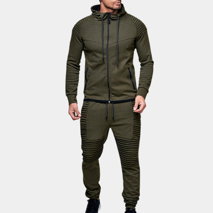 Traje de Pantalón con Capucha Casual para Hombres