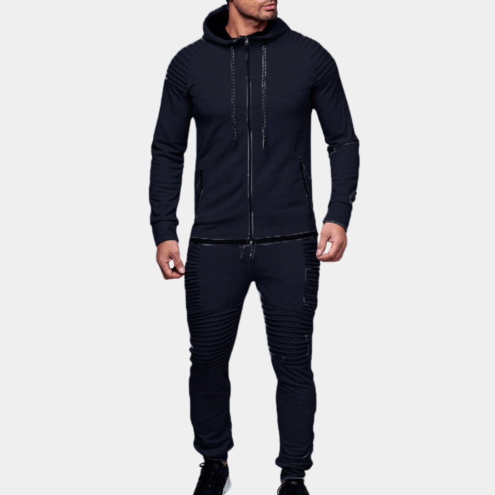 Traje de Pantalón con Capucha Casual para Hombres