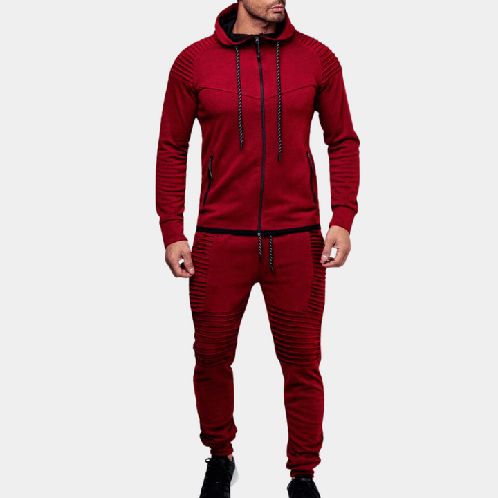 Traje de Pantalón con Capucha Casual para Hombres