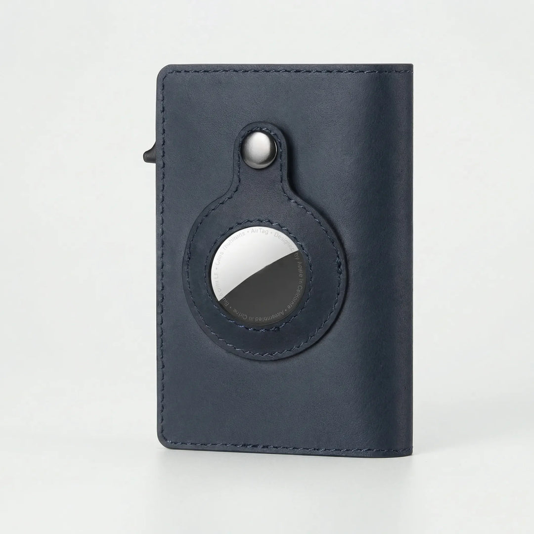 Cartera plegable delgada Traxlet compatible con AirTag