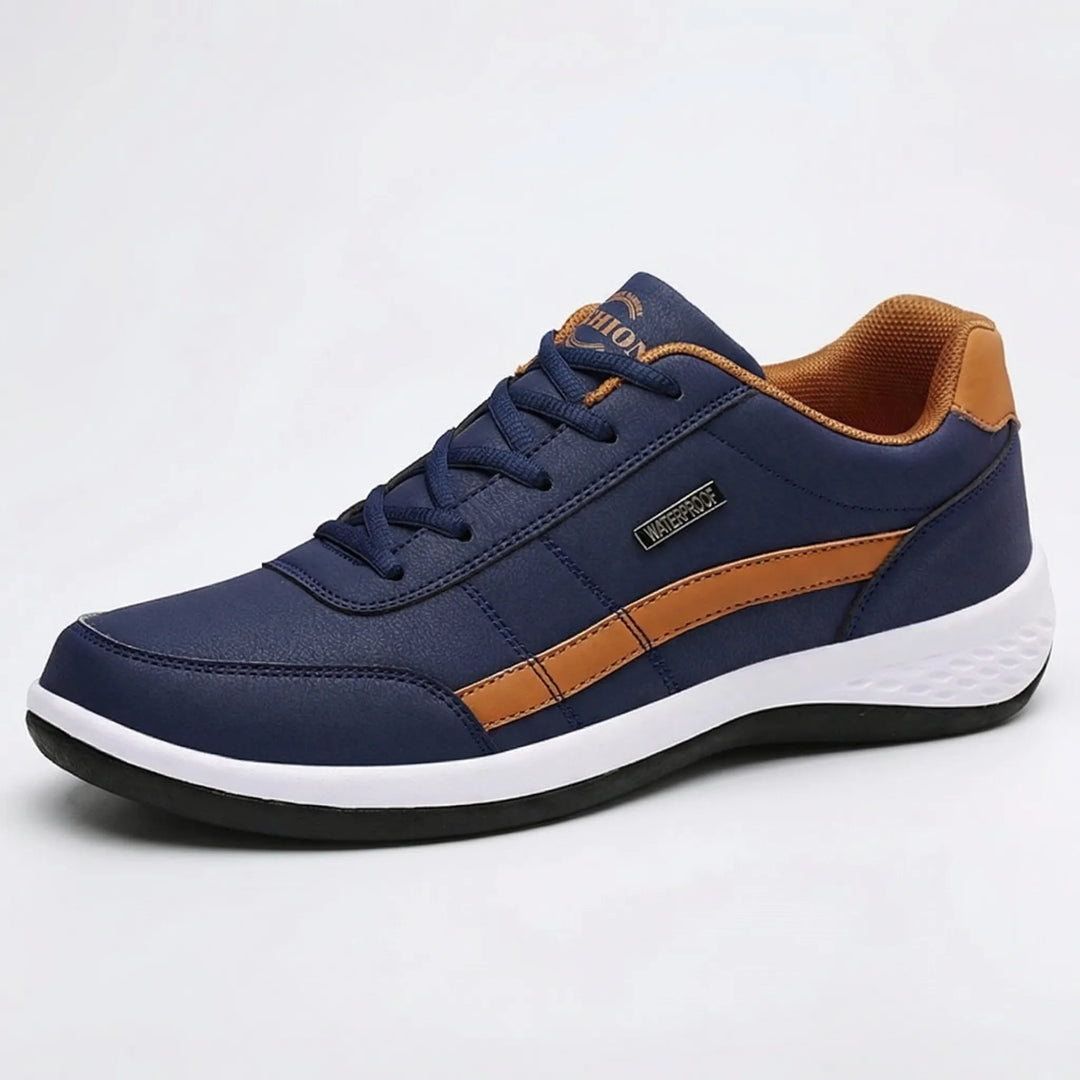 Trekavio - Zapatillas bajas de piel con cordones