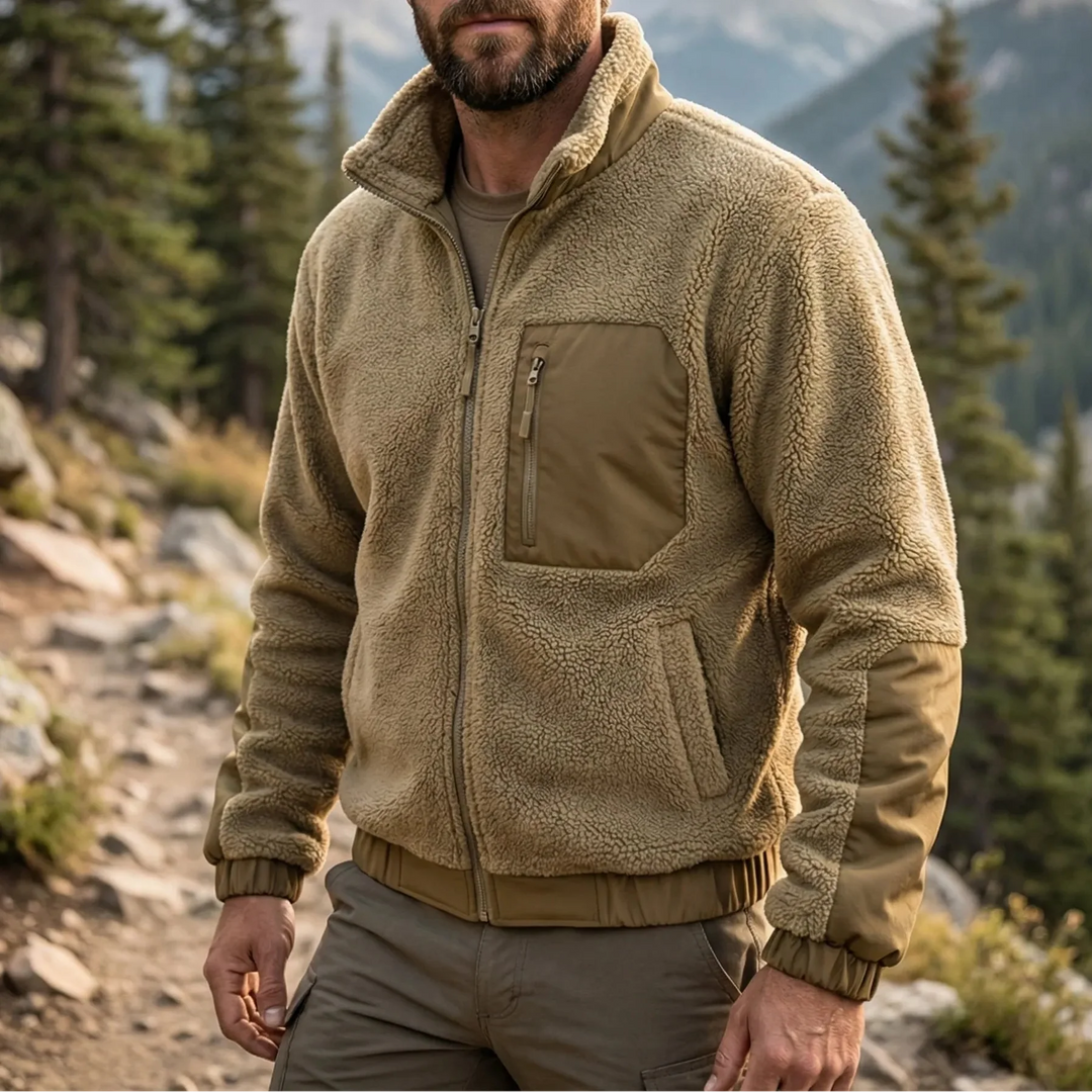 Trekvar - Chaqueta polar con cremallera completa para Hombre