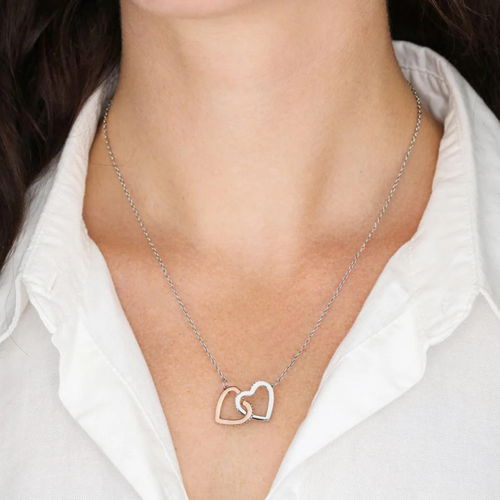 Collar de Dos Corazones para Mujeres