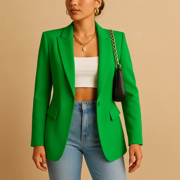 Blazer Elegante Ajustado para Mujeres