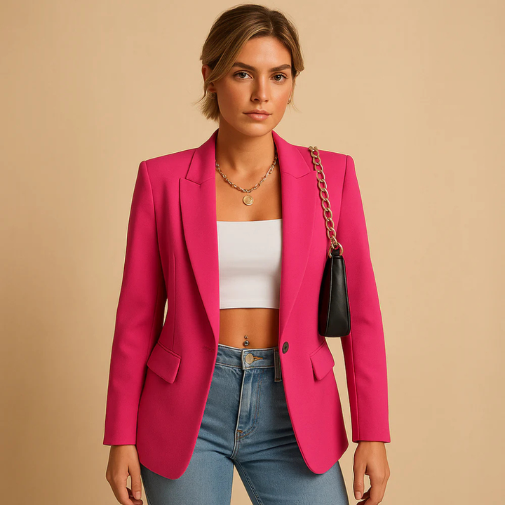 Blazer Elegante Ajustado para Mujeres