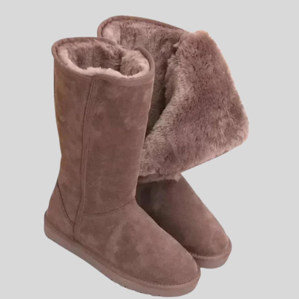 Botas de Suede para Mujeres en Invierno