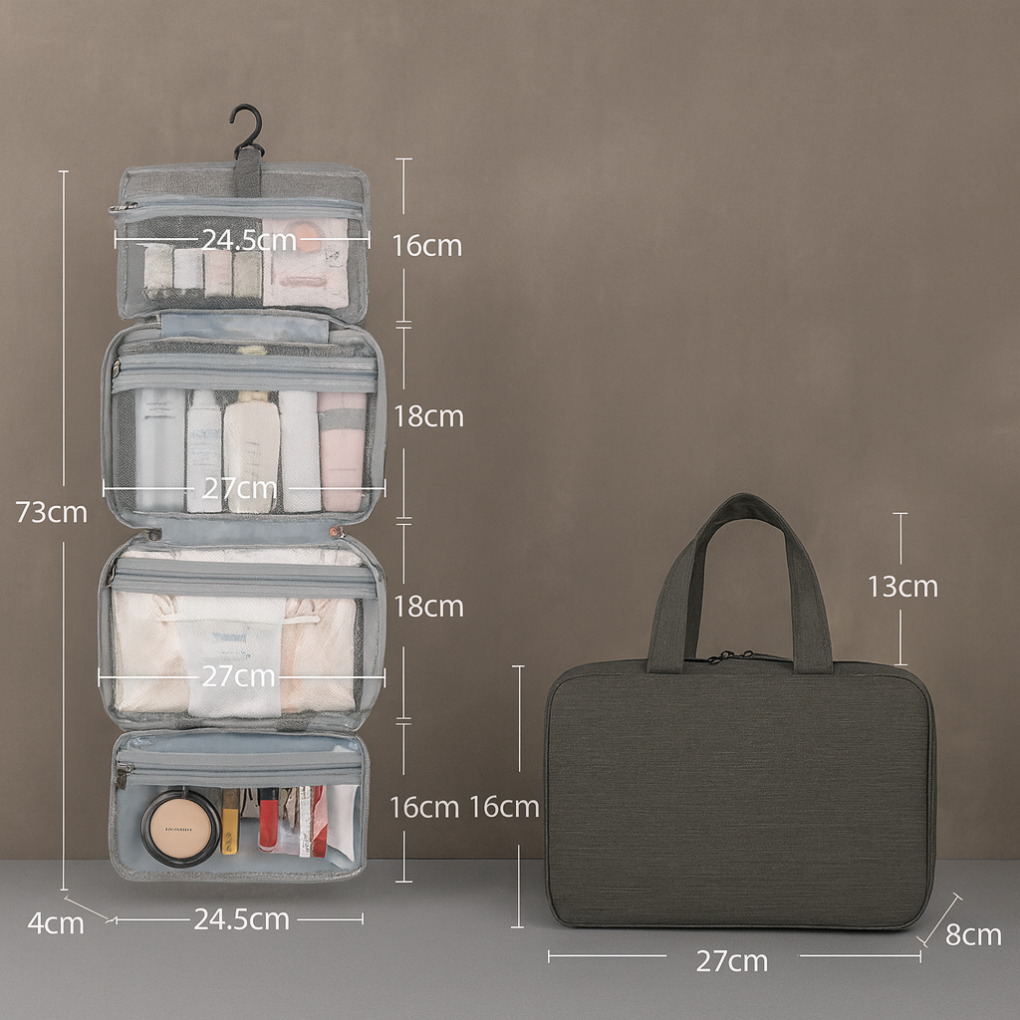Sam | Organizador de Artículos de Toilette Multi-Compartimento