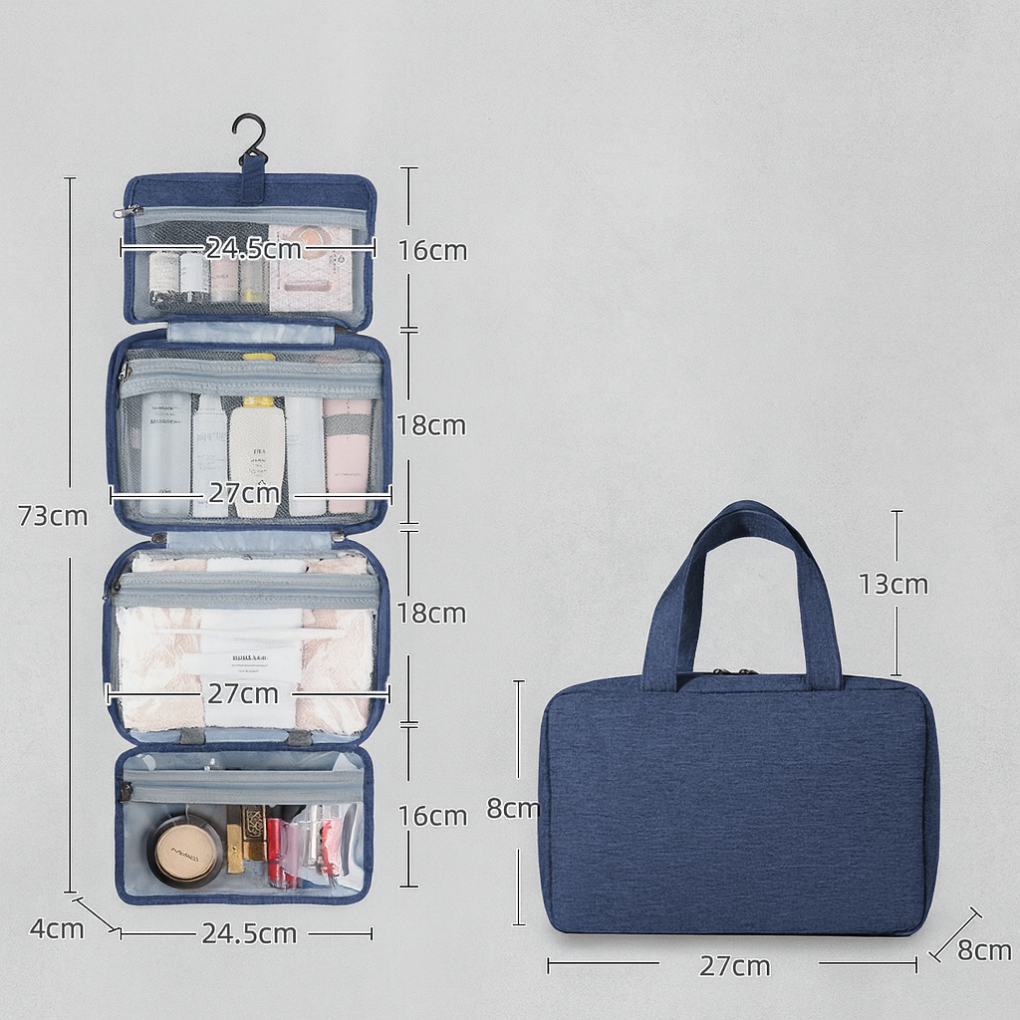Sam | Organizador de Artículos de Toilette Multi-Compartimento