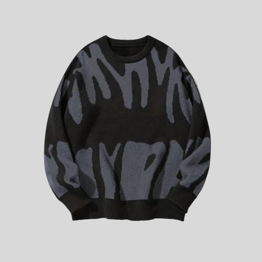 Textura Suave - Pullover de Punto Casual para Hombres
