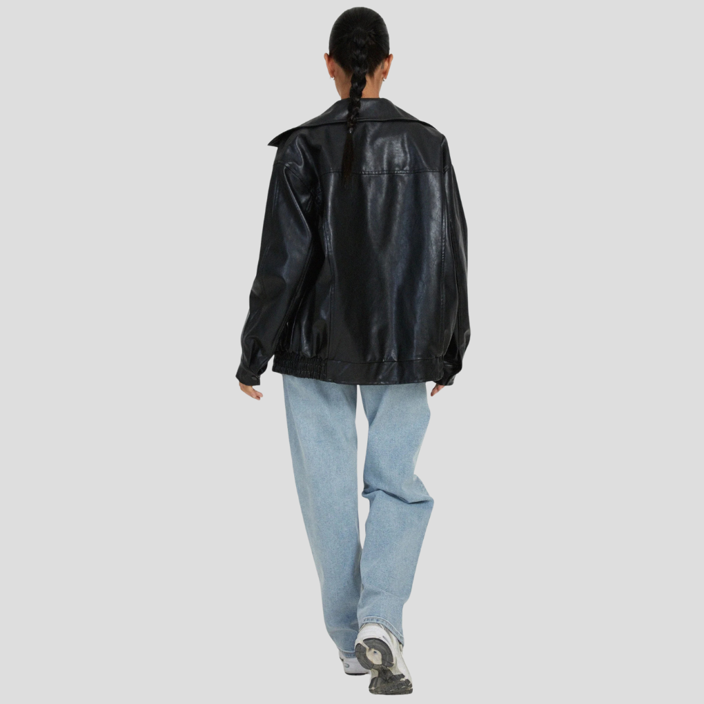 Chaqueta de Ajuste Relajado para Mujeres