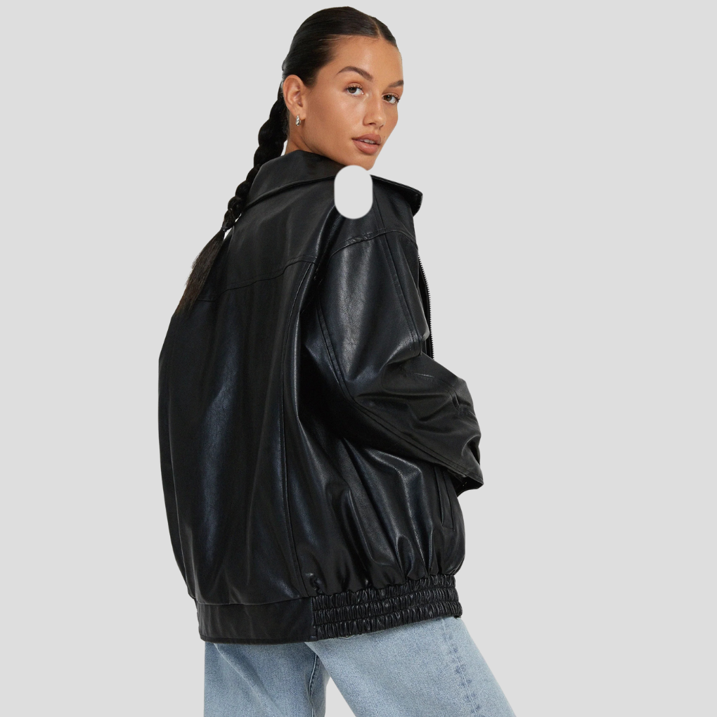 Chaqueta de Ajuste Relajado para Mujeres