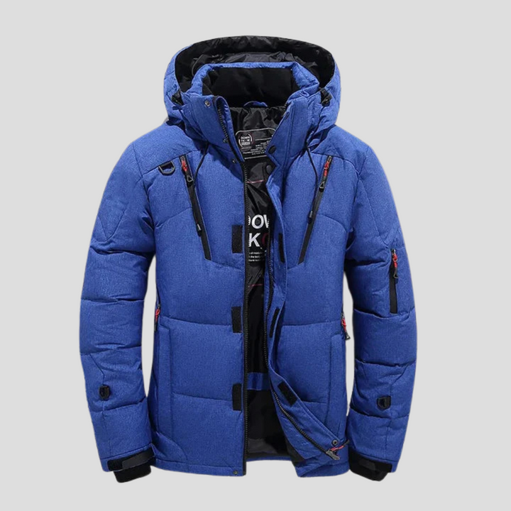 Chaqueta de Plumas para Hombres – Aislamiento Elegante con Apelación Refinada