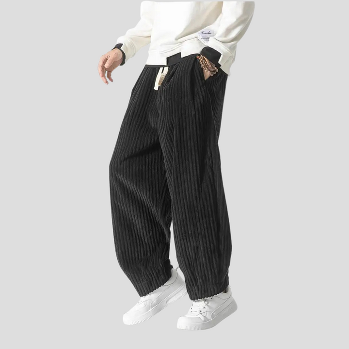 Pantalones Sueltos Rectos para Hombres
