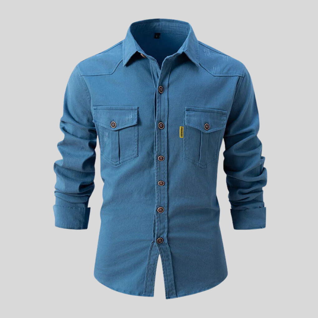 Camisa de Trabajo para Hombres – Diseño Pesado con Utilidad Diaria