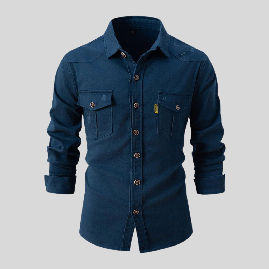 Camisa de Trabajo para Hombres – Diseño Pesado con Utilidad Diaria