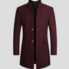 Abrigo Elegante de Mezcla de Lana para Hombres – Outerwear Clásico Refinado
