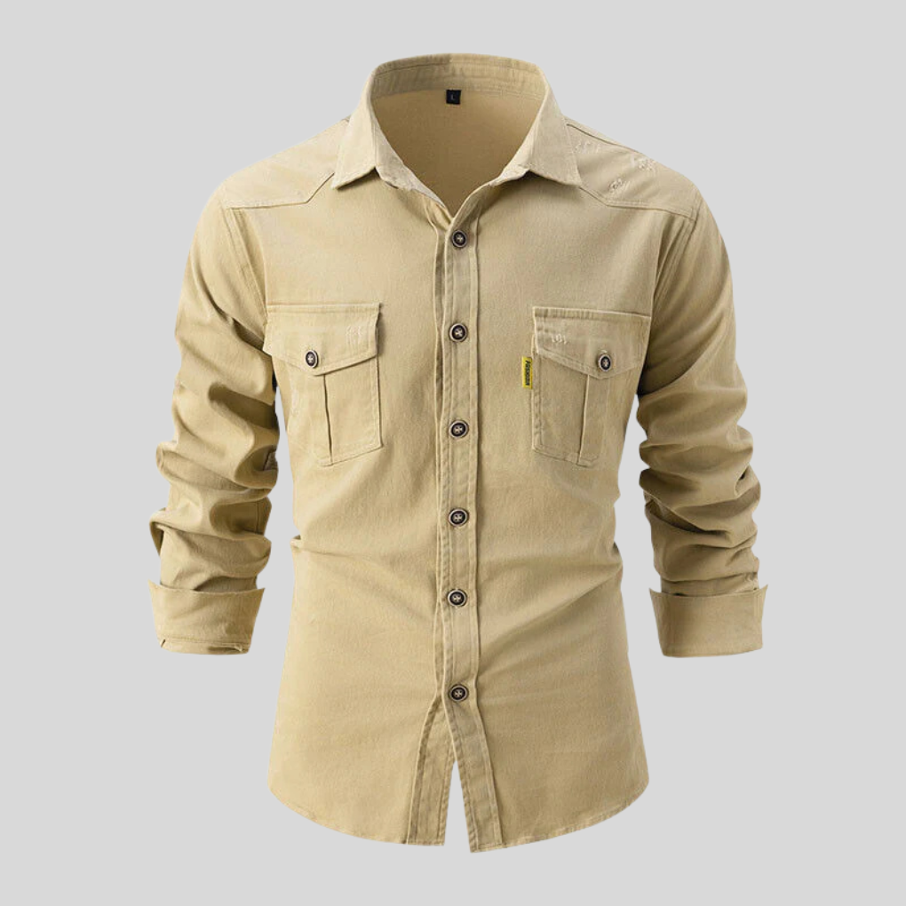 Camisa de Trabajo para Hombres – Diseño Pesado con Utilidad Diaria
