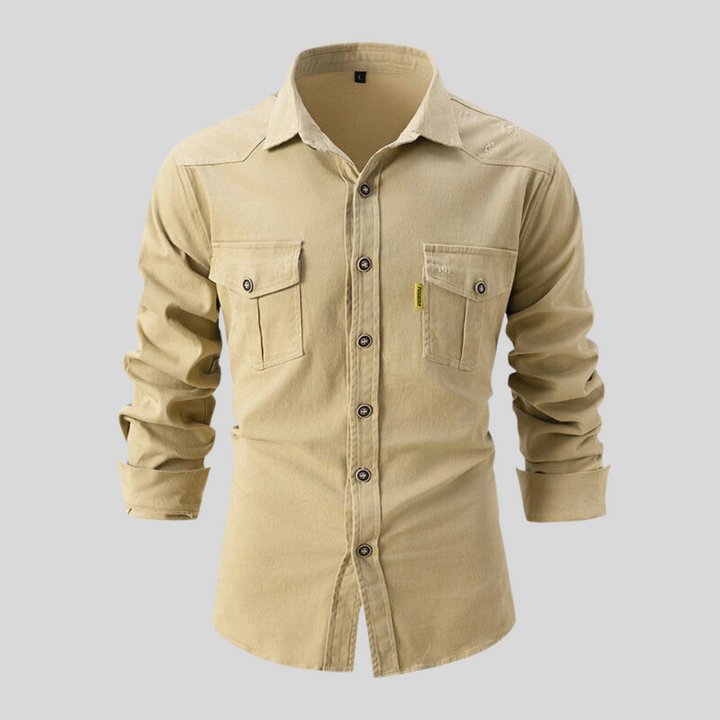 Camisa de Trabajo para Hombres – Diseño Pesado con Utilidad Diaria