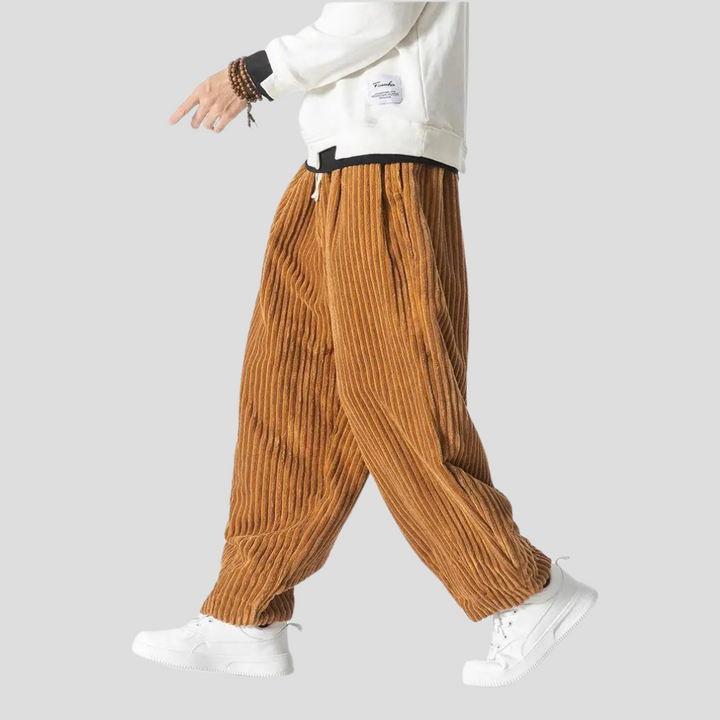Pantalones Sueltos Rectos para Hombres