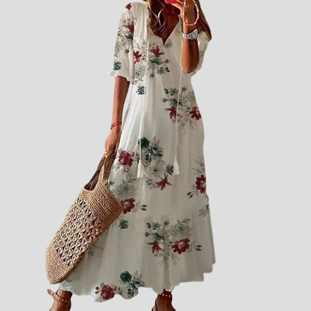 Vestido Maxi Petal Suave