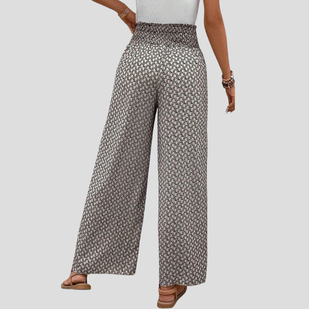Pantalones Estampado Geométrico Moderno