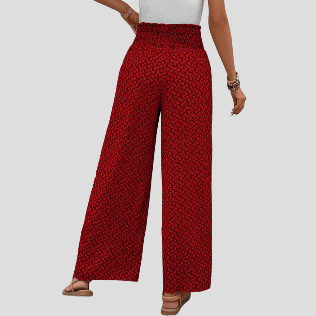 Pantalones Estampado Geométrico Moderno