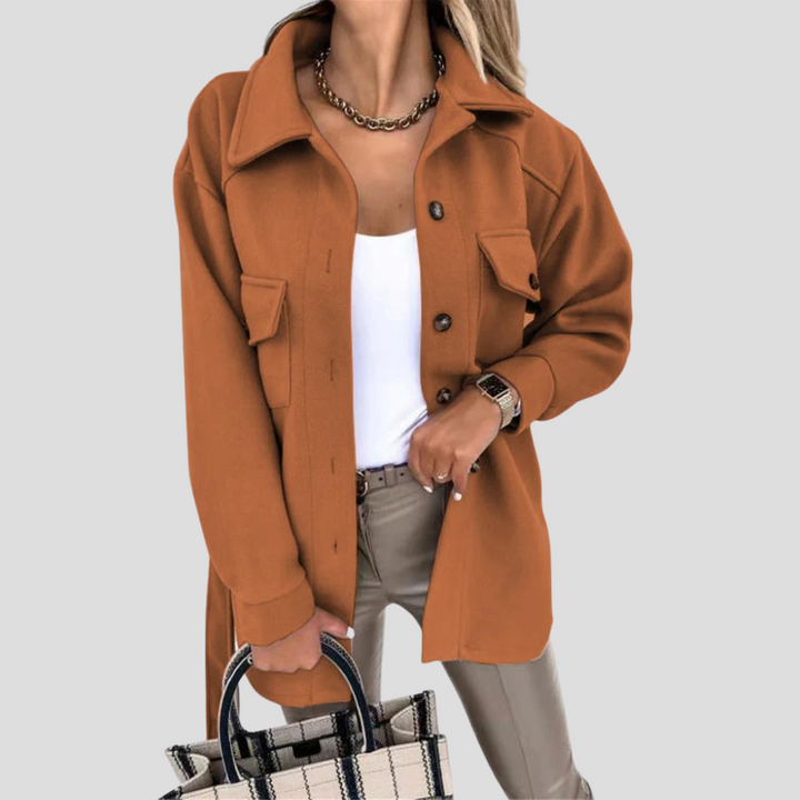 Chaqueta Oversized para Mujeres — Capa Relajada con Ajuste Versátil