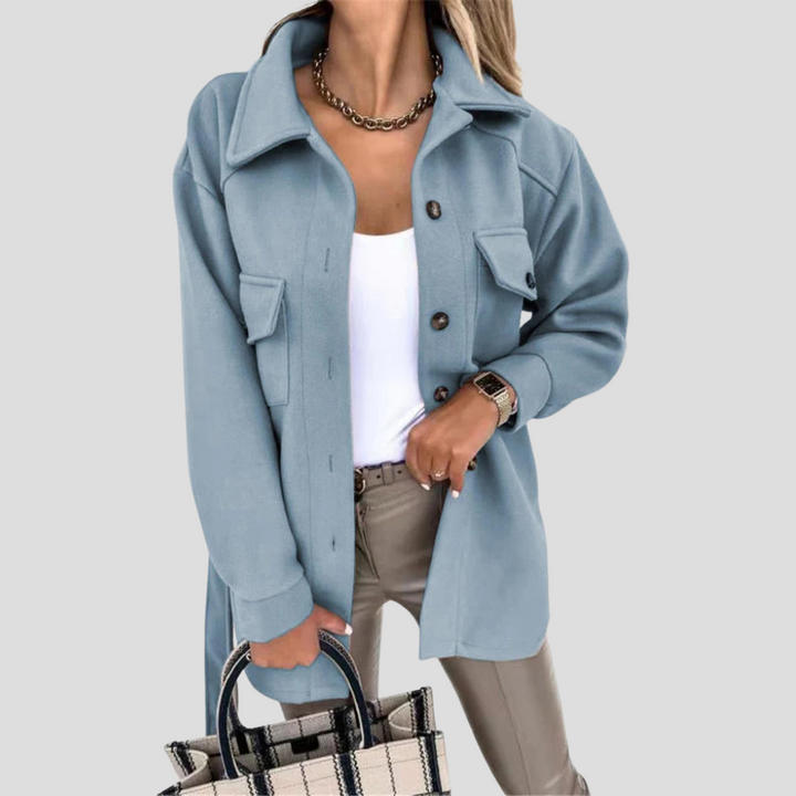 Chaqueta Oversized para Mujeres — Capa Relajada con Ajuste Versátil