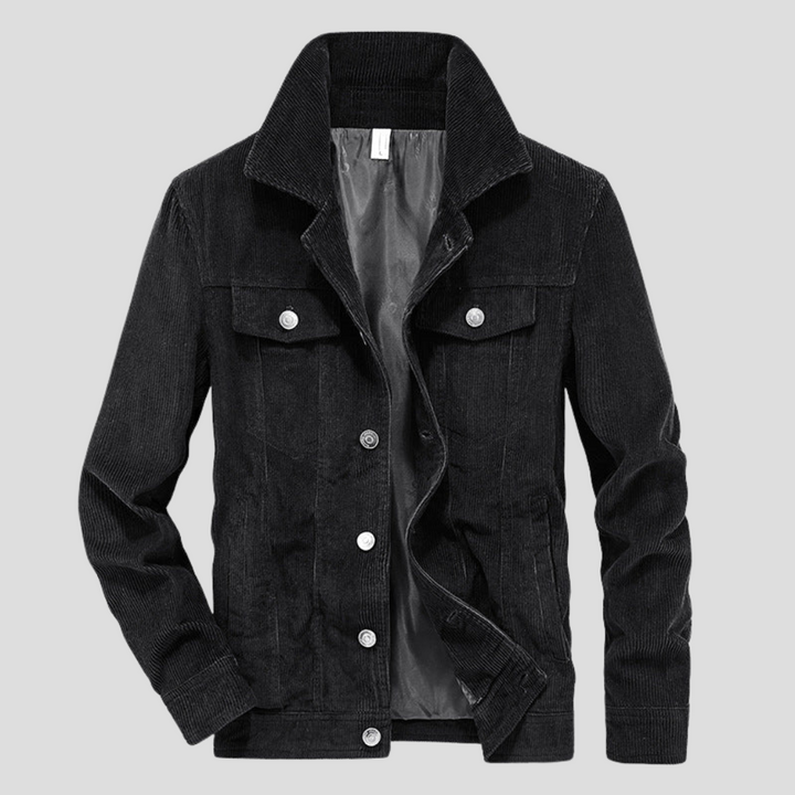 Chaqueta de Pana para Hombres – Corte Delgado con Estilo Estrecho