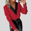 Blusa con Botones para Mujeres con Mangas Gigot – Manga de Declaración con Elegancia Casual