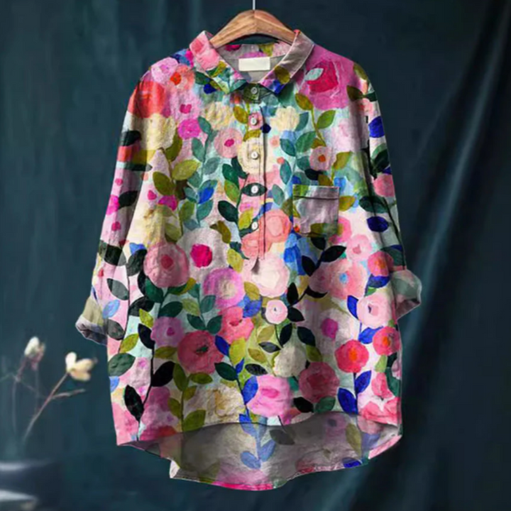 Bertan – Blusa de Mujer con Estampado Floral