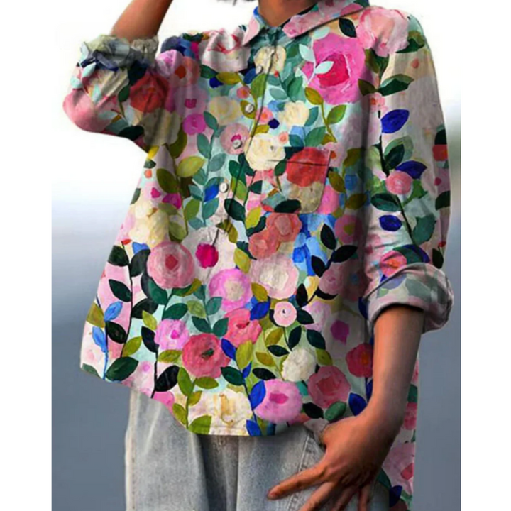 Bertan – Blusa de Mujer con Estampado Floral
