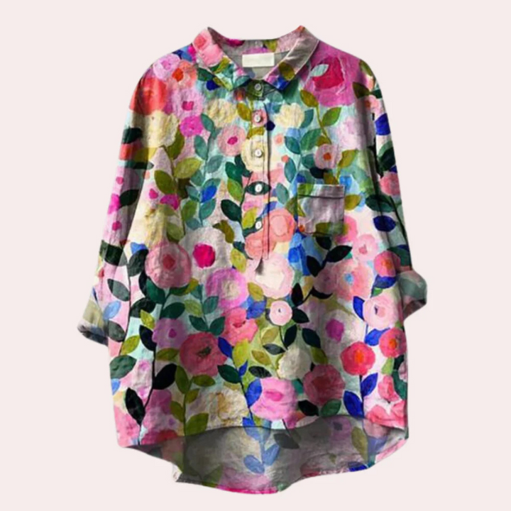 Bertan – Blusa de Mujer con Estampado Floral