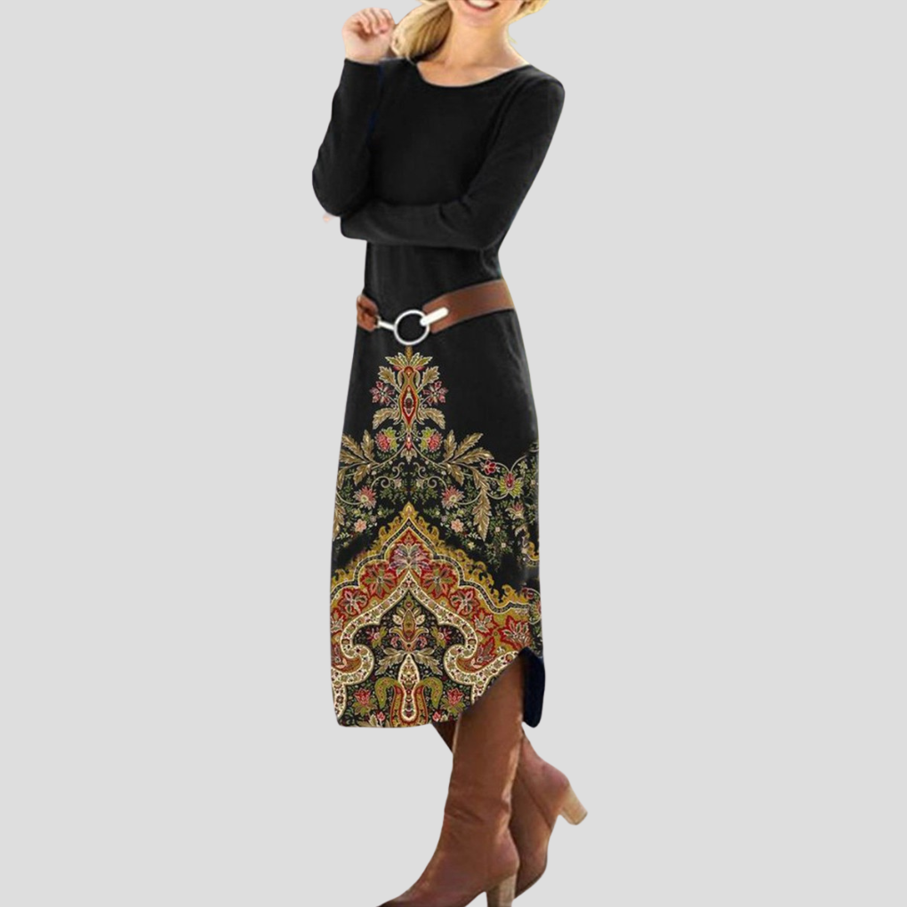 Vestido Midi Floral para Mujeres