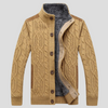 Cardigan Forrado de Peluche para Hombres