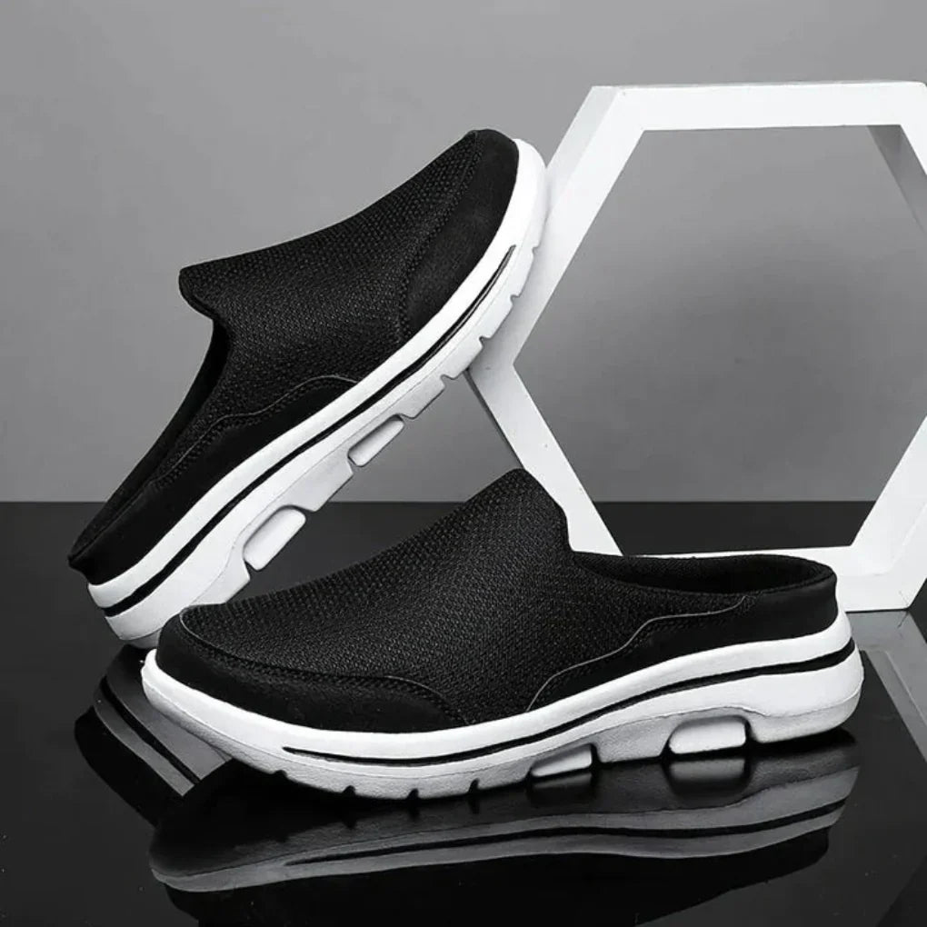 Valomoc - Zapatillas tipo mule sin talón