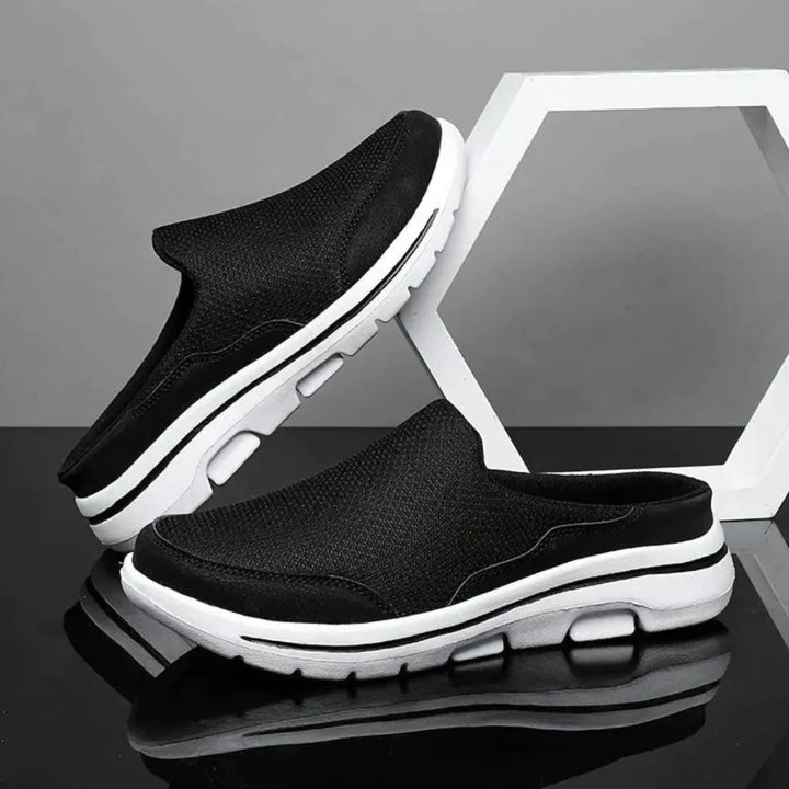 Valomoc - Zapatillas tipo mule sin talón