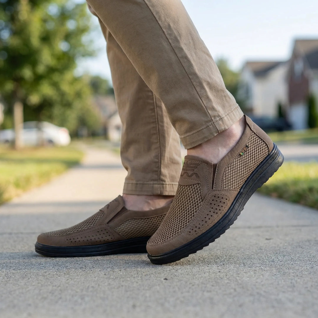 Vantelo - Mocasín sin cordones ventilado para hombre