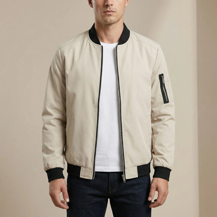 Vanturo - Chaqueta bomber de silueta delgada para hombre