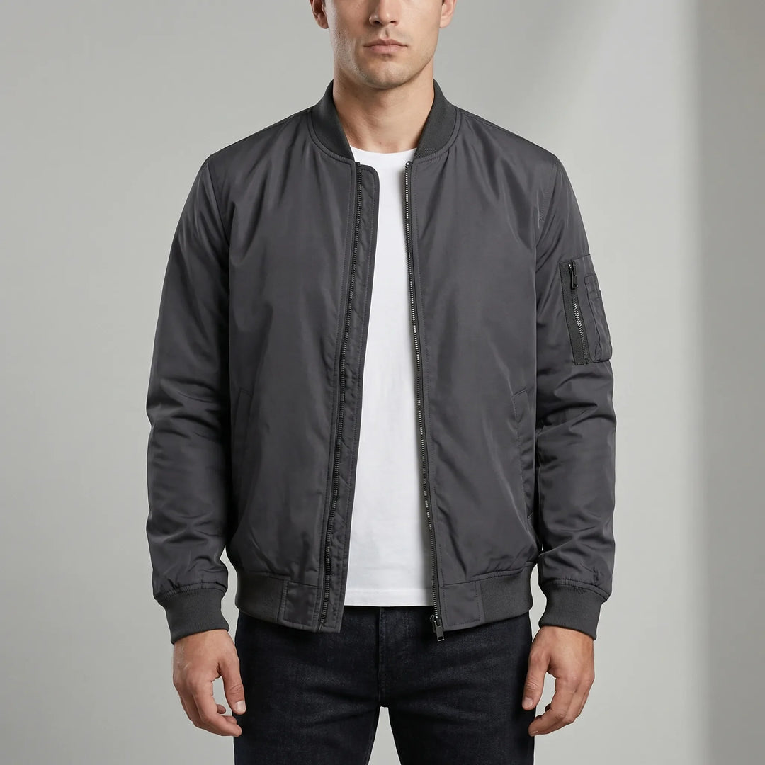 Vanturo - Chaqueta bomber de silueta delgada para hombre