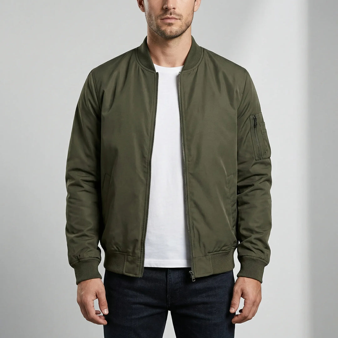 Vanturo - Chaqueta bomber de silueta delgada para hombre