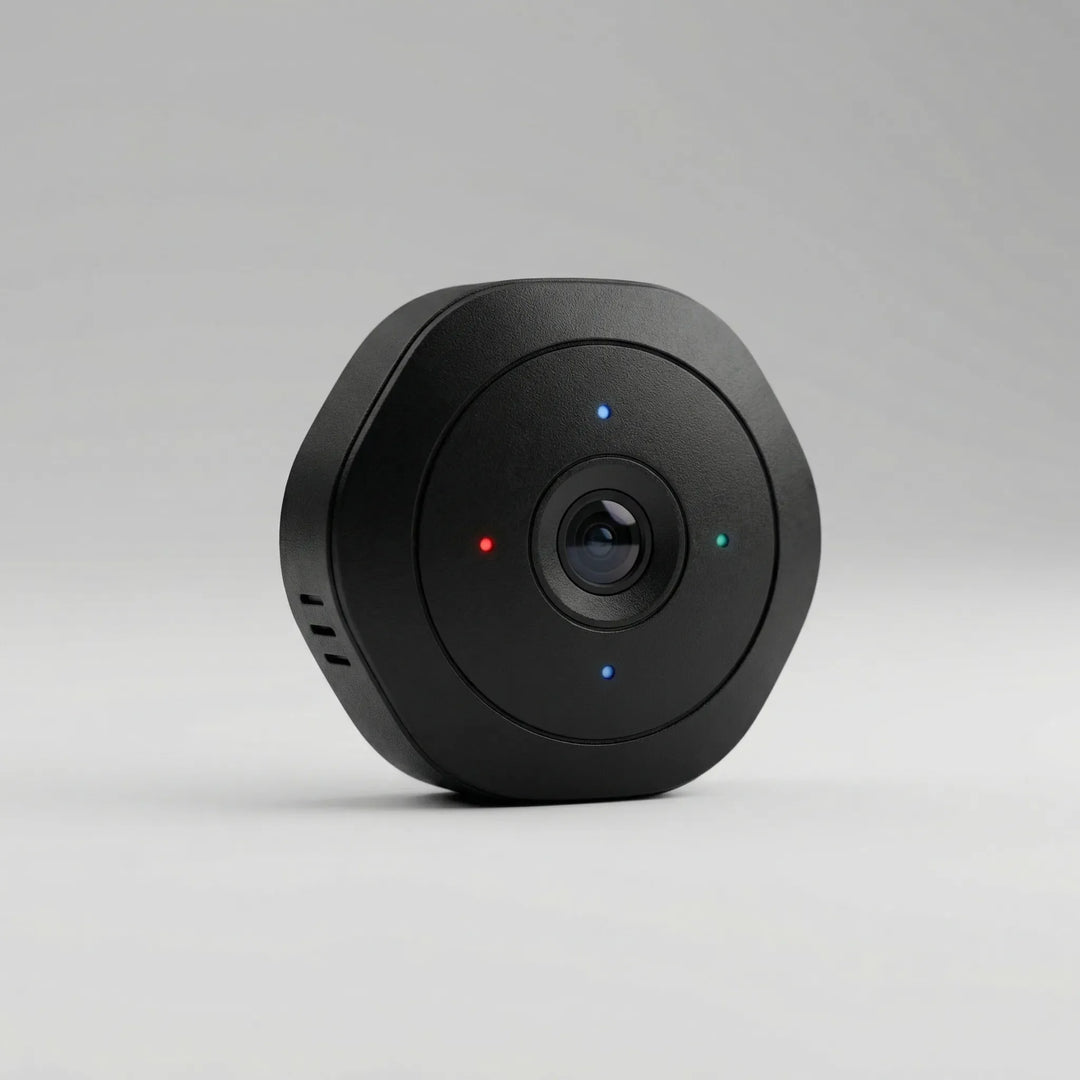 Veillux - Cámara de seguridad WiFi compacta para interiores