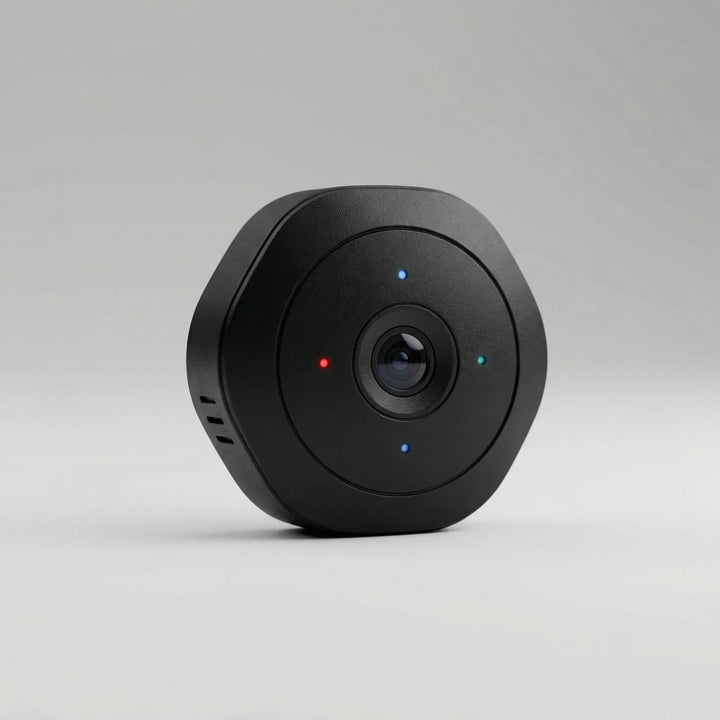 Veillux - Cámara de seguridad WiFi compacta para interiores